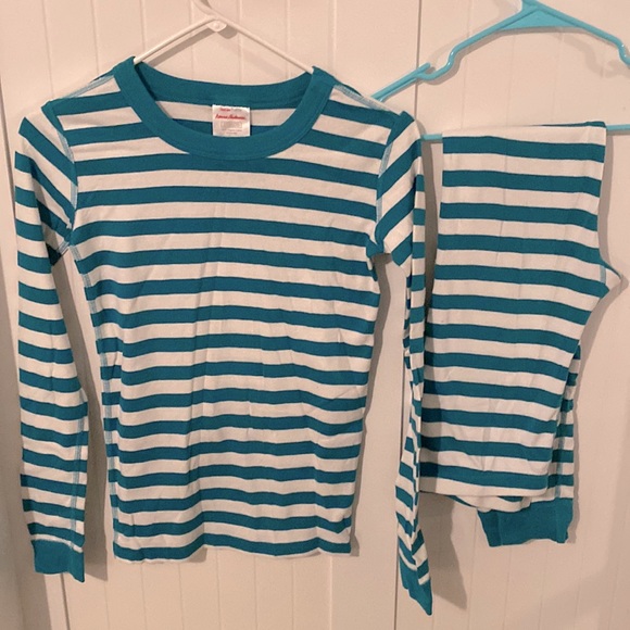 Hanna Andersson Other - Hanna Andersson 160 US 14 organic cotton striped pajamas set boys girls unisex